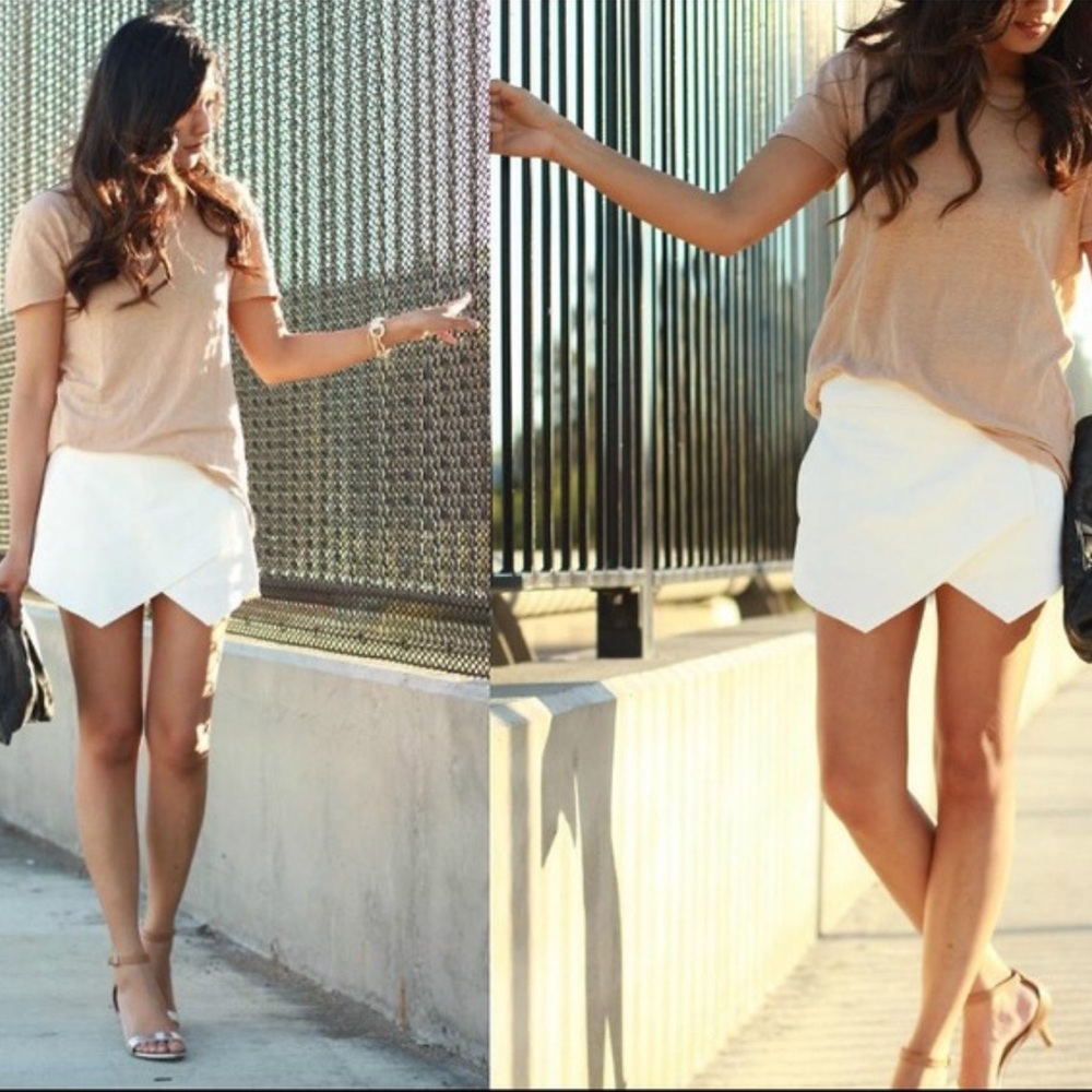 Zara white skort, barely worn